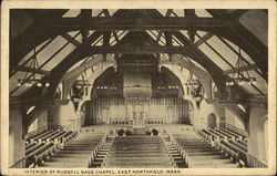 Interior of Russell Sage Chapel Interior of Russell Sage Chapel