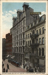 Adams House and Keith's Theatre Postcard