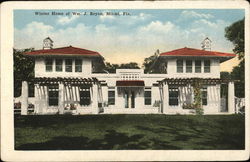 Winter Home of William J. Bryan Postcard