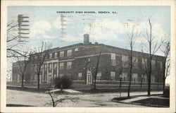 Community High School Postcard