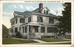 President Calvin Coolidge House Postcard
