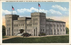 New Gymnasium and Armory at the Rhode Island State College Postcard