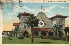 Southern Pacific Depot San Antonio, TX Postcard Postcard Postcard