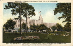 Edgewater Gulf Hotel Gulfport, MS Postcard Postcard Postcard