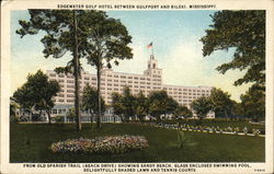 Edgewater Gulf Hotel Postcard