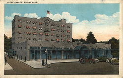 View of Hotel Avalez Postcard