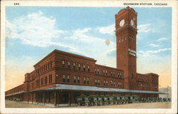 Dearborn Station Postcard