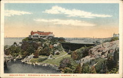 Beacon Rock - Residence of E. D. Morgan Newport, RI Postcard Postcard Postcard