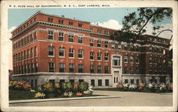 R. E. Olds Hall of Engineering, Michigan State College Postcard