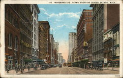 Woodward Avenue Postcard