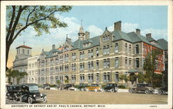 University of Detroit and St Paul's Church University of Detroit and St Paul's Church