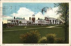 Virginia Country Club Richmond, VA Postcard Postcard Postcard