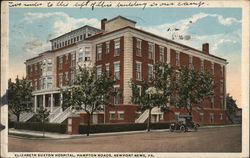 Elizabeth Buxton Hospital, Hampton Roads Postcard