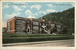 The Garfield School Postcard