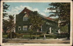 Public Library Postcard