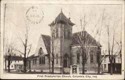 First Presbyterian Church Columbia City, IN Postcard Postcard Postcard