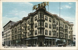 View of Albany Hotel Denver, CO Postcard Postcard Postcard