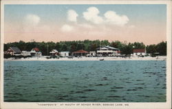 'Thompson's' at Mouth of Bongo River Sebago Lake, ME Postcard Postcard Postcard