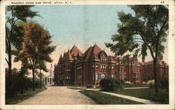 Masonic Home and Drive Utica, NY Postcard Postcard Postcard