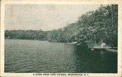 A Scene from Lake Owassa Postcard