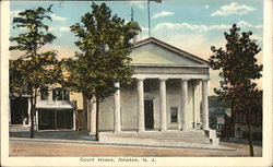 Newton Court House New Jersey Postcard Postcard Postcard