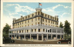 The Albemarle Hotel, Virginia Avenue Near Beach Atlantic City, NJ Postcard Postcard Postcard