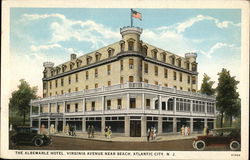 The Albemarle Hotel, Virginia Avenue Near Beach Postcard