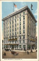 Hotel Brunswick Lancaster, PA Postcard Postcard Postcard