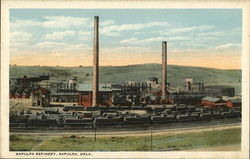 Sapulpa Refinery Postcard