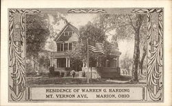 Residence of William G. Harding Marion, OH Postcard Postcard Postcard