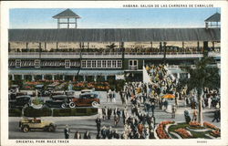 Oriental Park Race Track Havana, Cuba Postcard Postcard Postcard