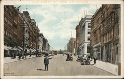 Street Scene, King Street Postcard