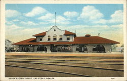 Union Pacific Depot Las Vegas, NV Postcard Postcard Postcard