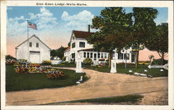 Glen-Eden-Lodge Wells, ME Postcard Postcard Postcard