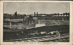 The S.D. Warren Paper Co. Mills Westbrook, ME Postcard Postcard Postcard