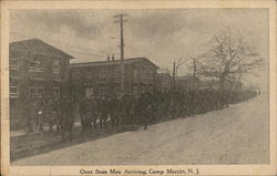 Over Seas Men Arriving, Camp Merritt Postcard