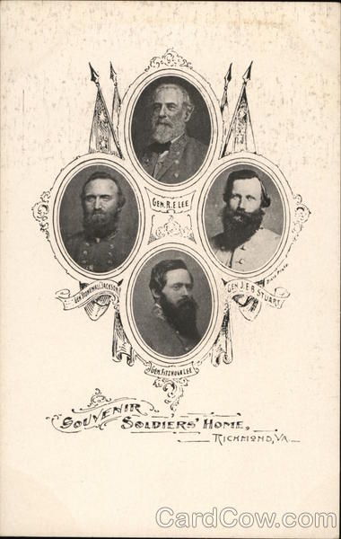 Gen. R. E. Lee, Gen. Jeb Stuart, Gen. Fitzhughlee, & Gen. Stonewall Jackson