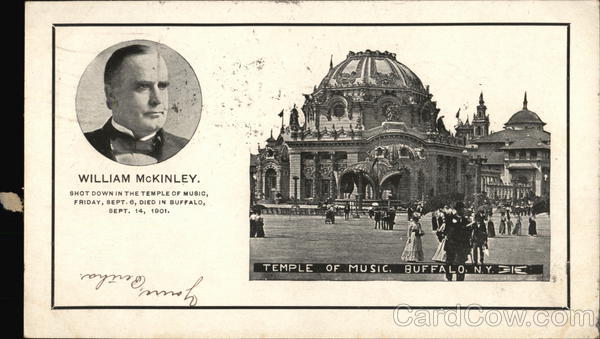Temple Of Music Buffalo NY Postcard