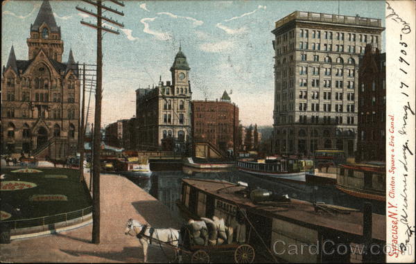 Clinton Square and Erie Canal Syracuse New York