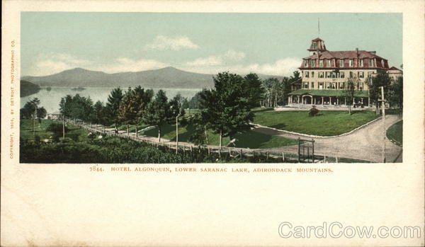 Hotel Algonquin, Lower Saranac Lake New York