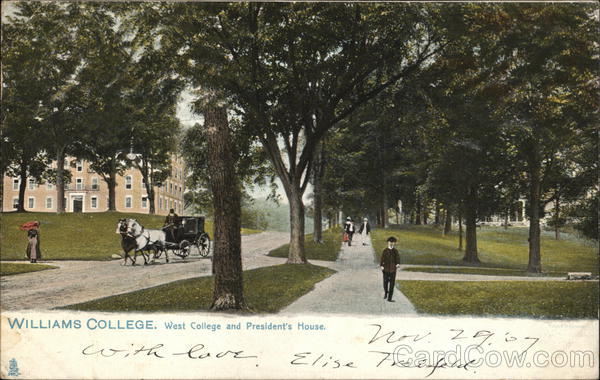 Williams College - West College and President's House Williamstown Massachusetts