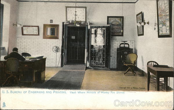 US Bureau of Engraving and Printing Washington District of Columbia