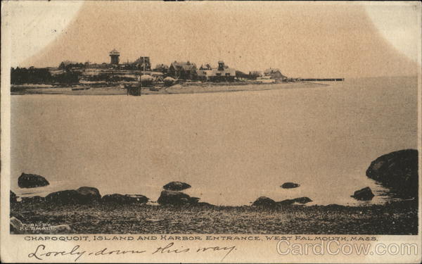 Chapoquoit Island and Harbor Entrance West Falmouth Massachusetts