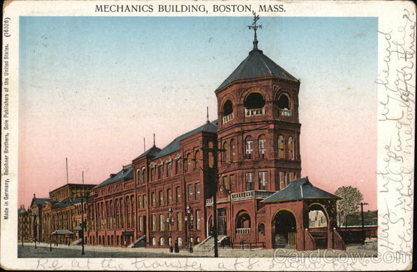 Mechanics Building Boston Massachusetts