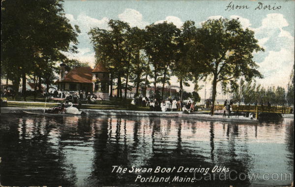 The Swan Boat Deering Oaks Portland Maine