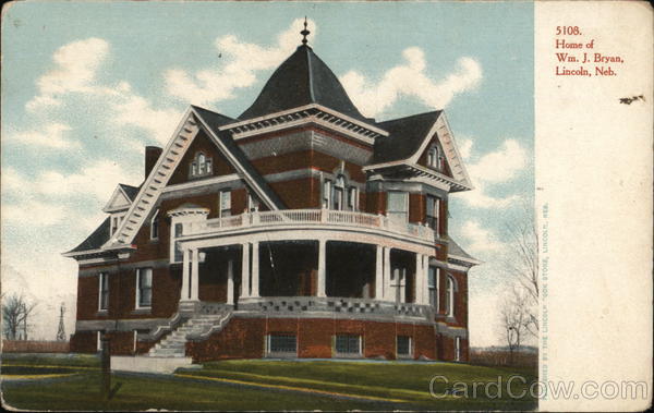 House of William J. Bryan Lincoln Nebraska