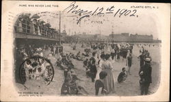 Home Was Never Like This, Bathing Beach Atlantic City, NJ Postcard Postcard Postcard
