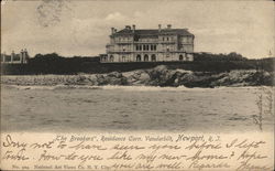 "The Breakers", Residence Corn. Vanderbilt Newport, RI Postcard Postcard Postcard