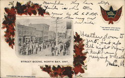 Street Scene Postcard