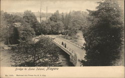 Bridge to Luna Island Postcard